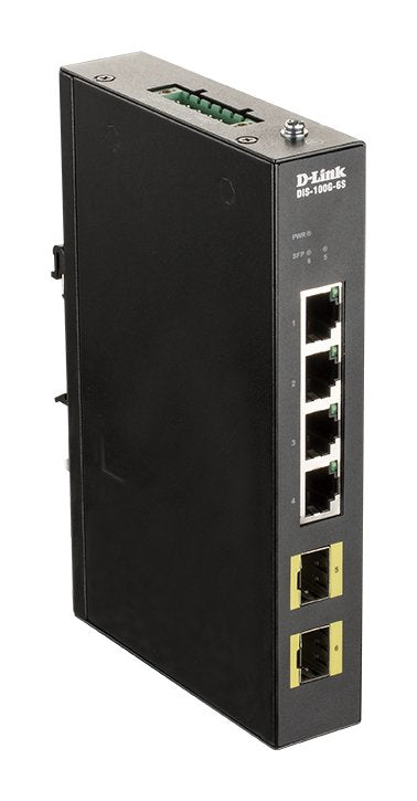 Switch Gestionable D-Link Dis-100g-6s 6 Puertos Rj-45 Gigabit 10 100 1000 Sfp