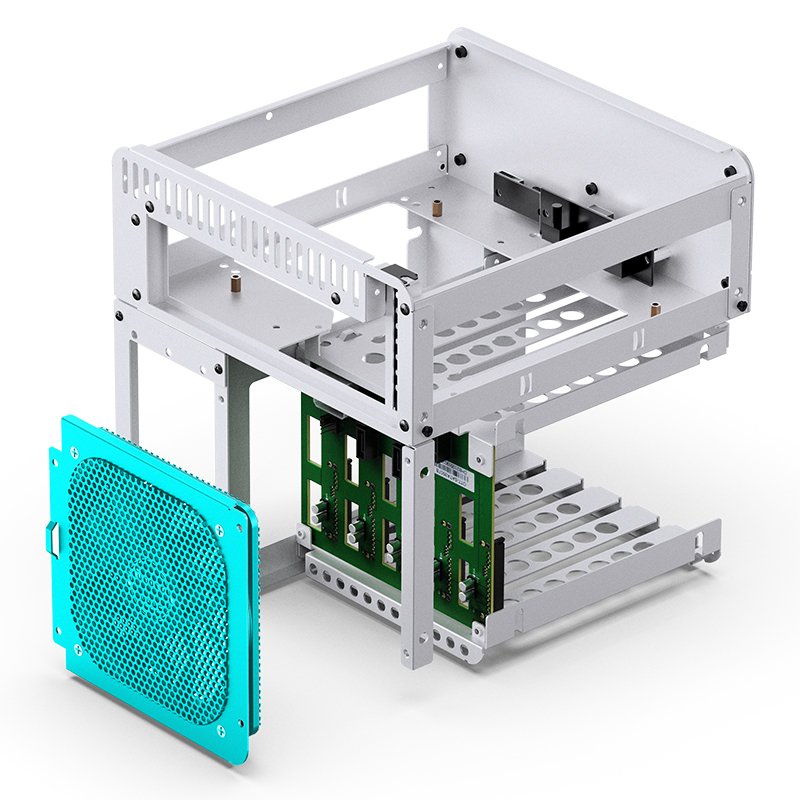 Jonsbo N2 Mini-Itx Gehäuse - Blanco