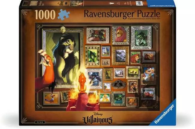 Ravensburger Puzzle Villanos: Cicatriz 1000 Piezas 12000101