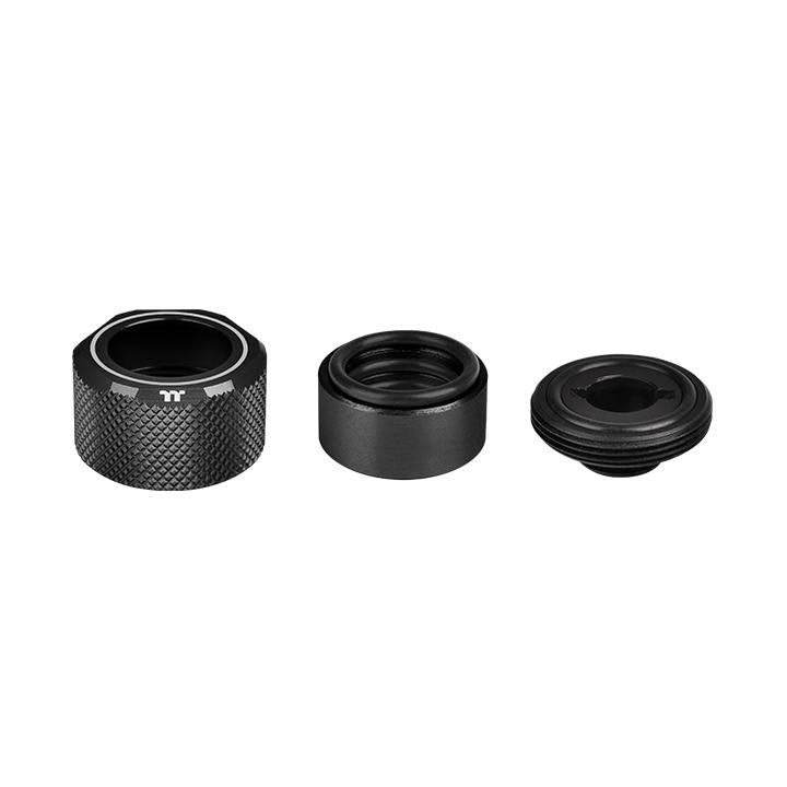 Thermaltake Pacific C-Pro G1 / 4 Petg Tube 16mm Od Compression - Negro, Conexión Negra, 6 Piezas