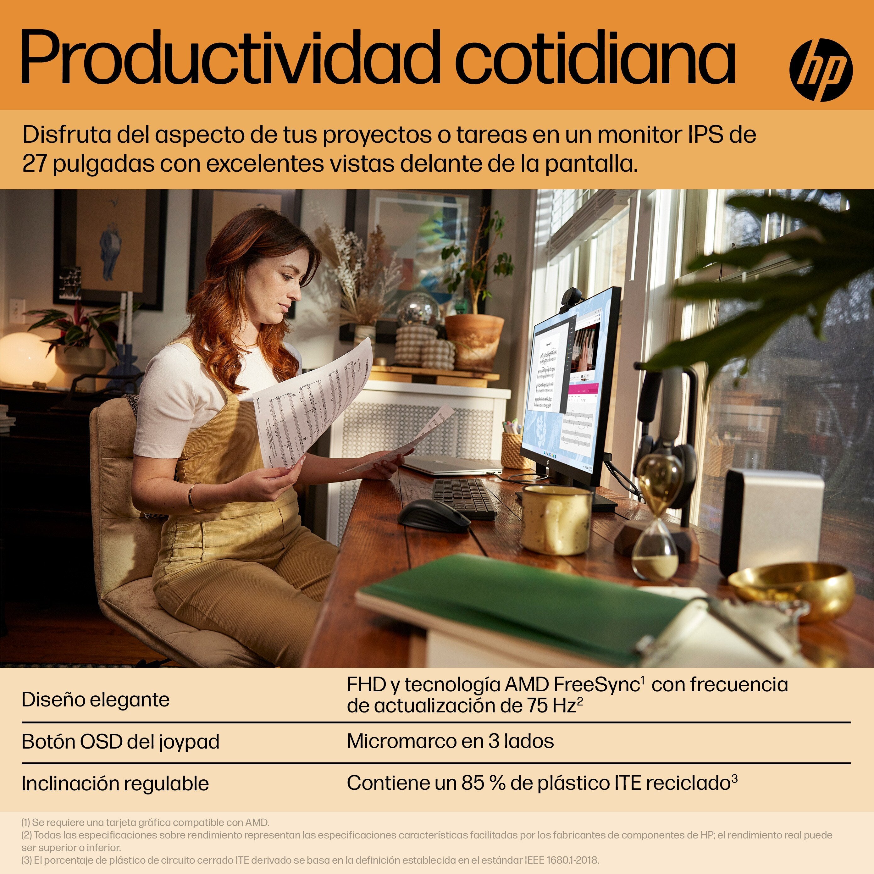 EAN 0196548194391 - HP V27i G5 FHD Monitor pantalla para PC 68,6 cm (27") 1920 x 1080 Pixeles Full HD LCD Negro imagen 7