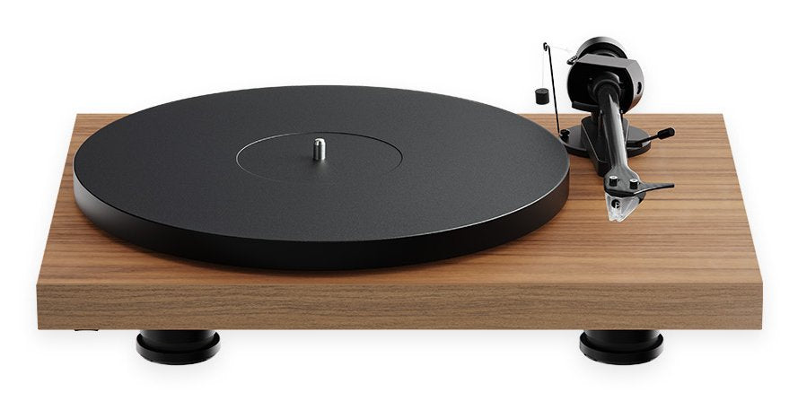 Pro-Ject Debut Evo 2, Audiophiler Plattenspieler , Walnuss Echtholz
