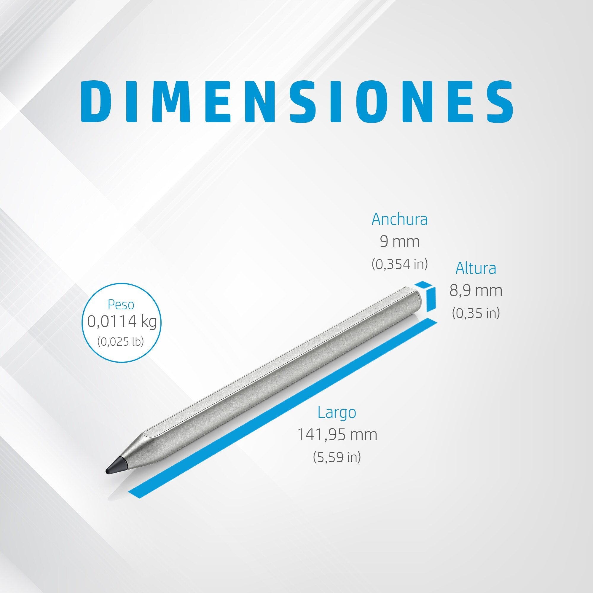 Lápiz Electrónico Hp Usi Para Hp Chromebook X2 11 Plata