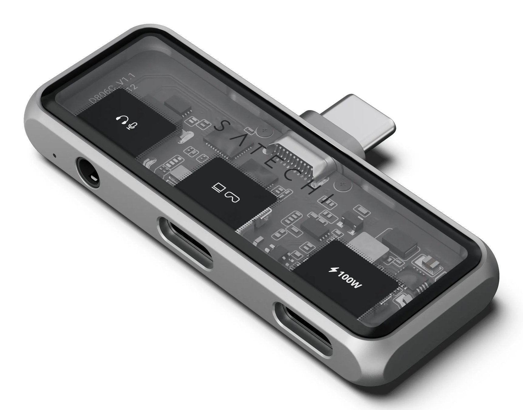 EAN 0810086361991 - Satechi ST-HXRAJM base para portátil y replicador de puertos Acoplamiento USB 3.2 Gen 2 (3.1 Gen 2) Type- imagen 1