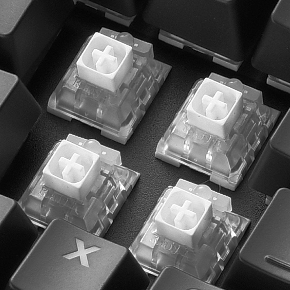 Teclado Gaming (Ingles) Sharkoon Skiller Sgk60 Mecanico Blanco