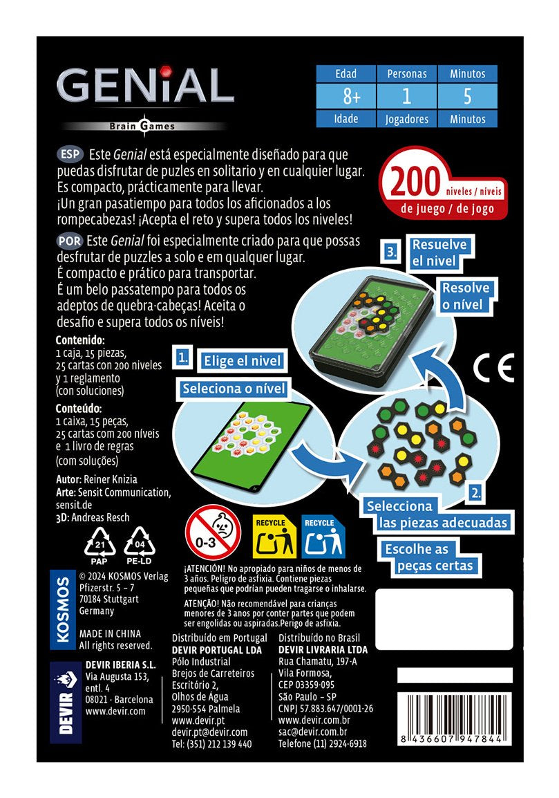 EAN 8436607947844 - Devir BGGENBPS juego de tablero 15 min Juego de mesa Rompecabezas imagen 5