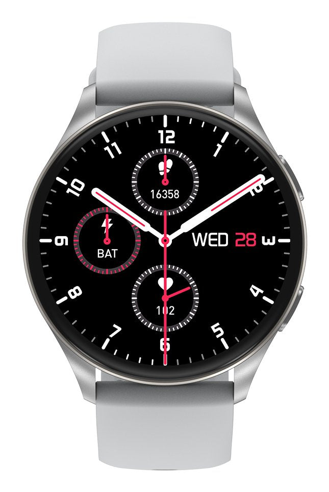EAN 6931548318071 - Blackview X20 3,63 cm (1.43") AMOLED 45.5 mm Digital 466 x 466 Pixeles Pantalla táctil Plata imagen 2