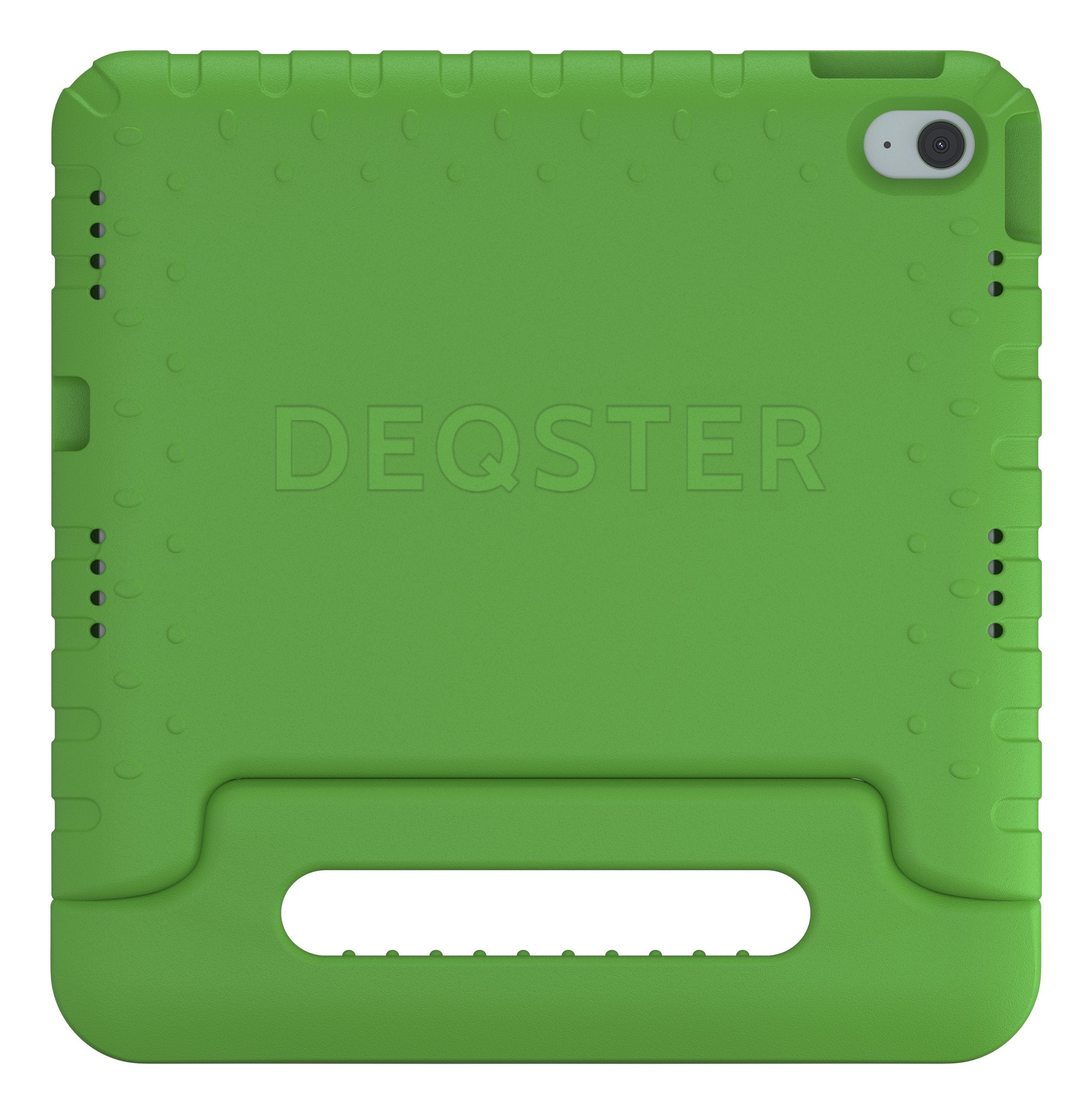 Deqster Kids Case Funda Para Tablet & Cristal Protector F. Ipad 10. 11.Gen Kindersicher & Robust, Integrierte Stylus-Soporte, 9h Display Protección Vidrio, Verde