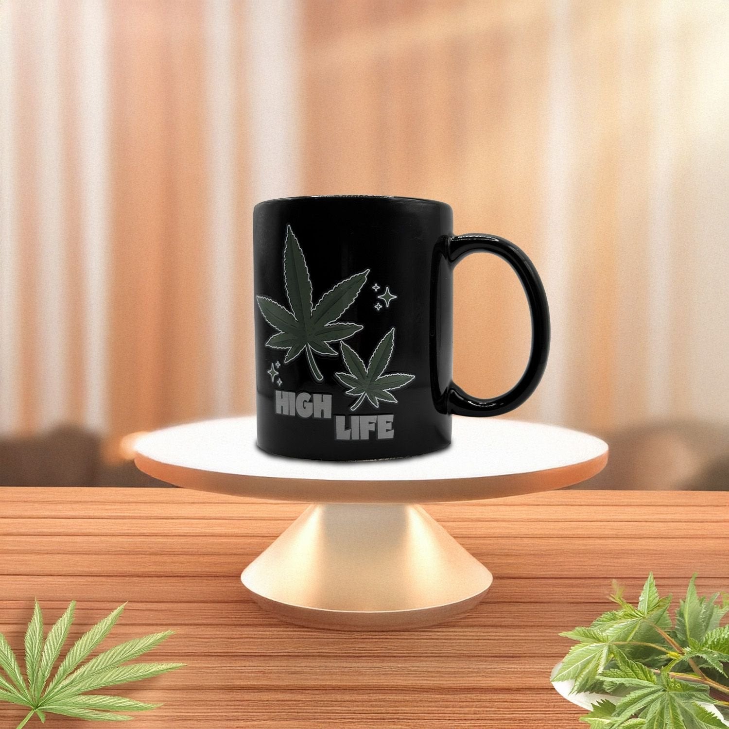 Mad Monkey - Tasse "High Life Weed" - Con Farbwechsel