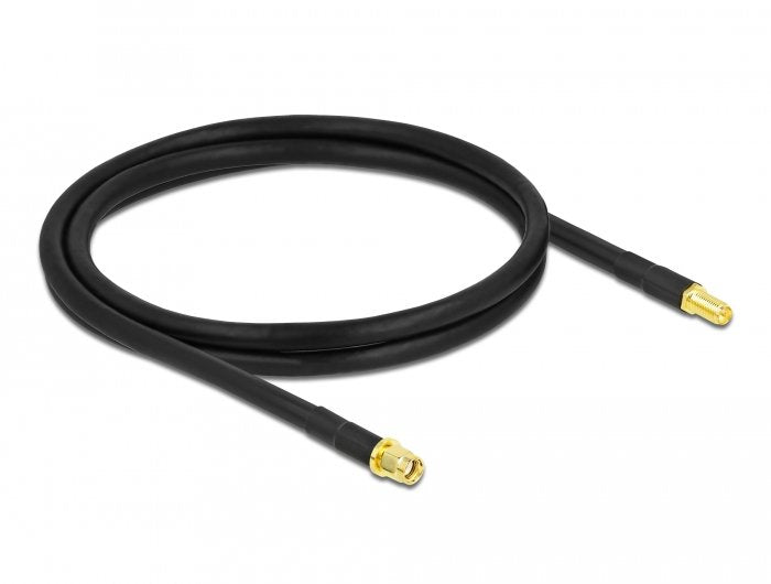 Delock Cable De Antena Rp-Sma Macho A Rp-Sma Hembra Lmr/Cfd300 1 M Low Loss