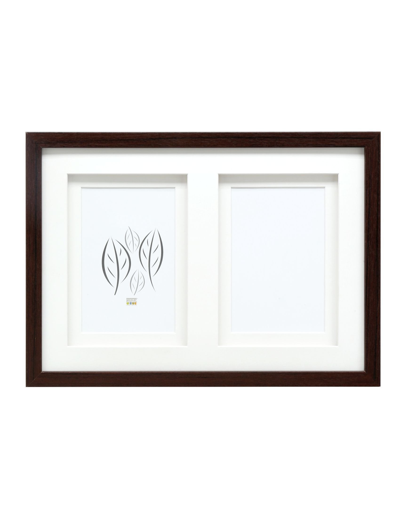 Deknudt S65kq2  Brown 2x15x20 Marco De Galeria Madera Passepartout