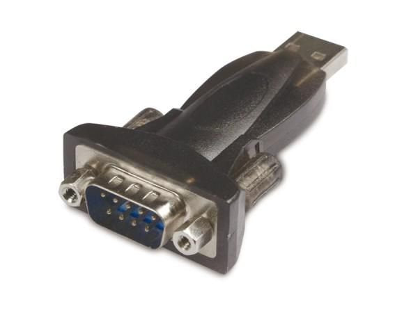 Microconnect Usbadb9fc Cambiador De Género Para Cable Rs232 Usb A Negro