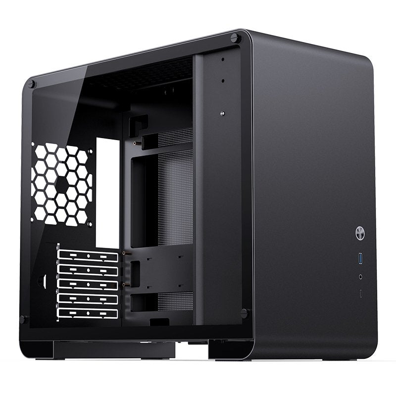 Jonsbo U4 Mini Micro-Atx-Carcasa, Tempered Glass - Negro