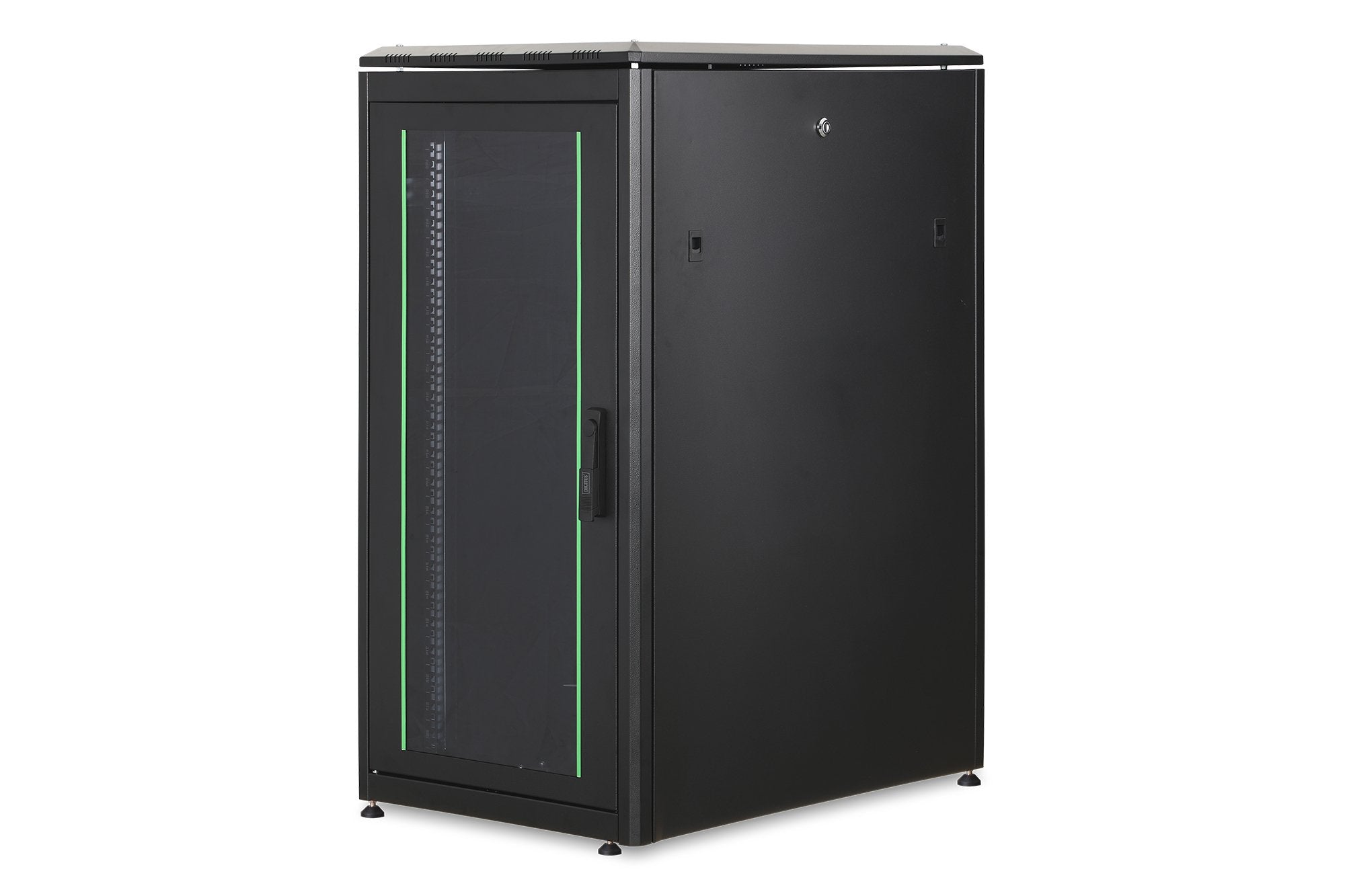 Digitus Netzwerkschrank Unique  22he 1164x600x800mm Schwarz (Speditionsversand)