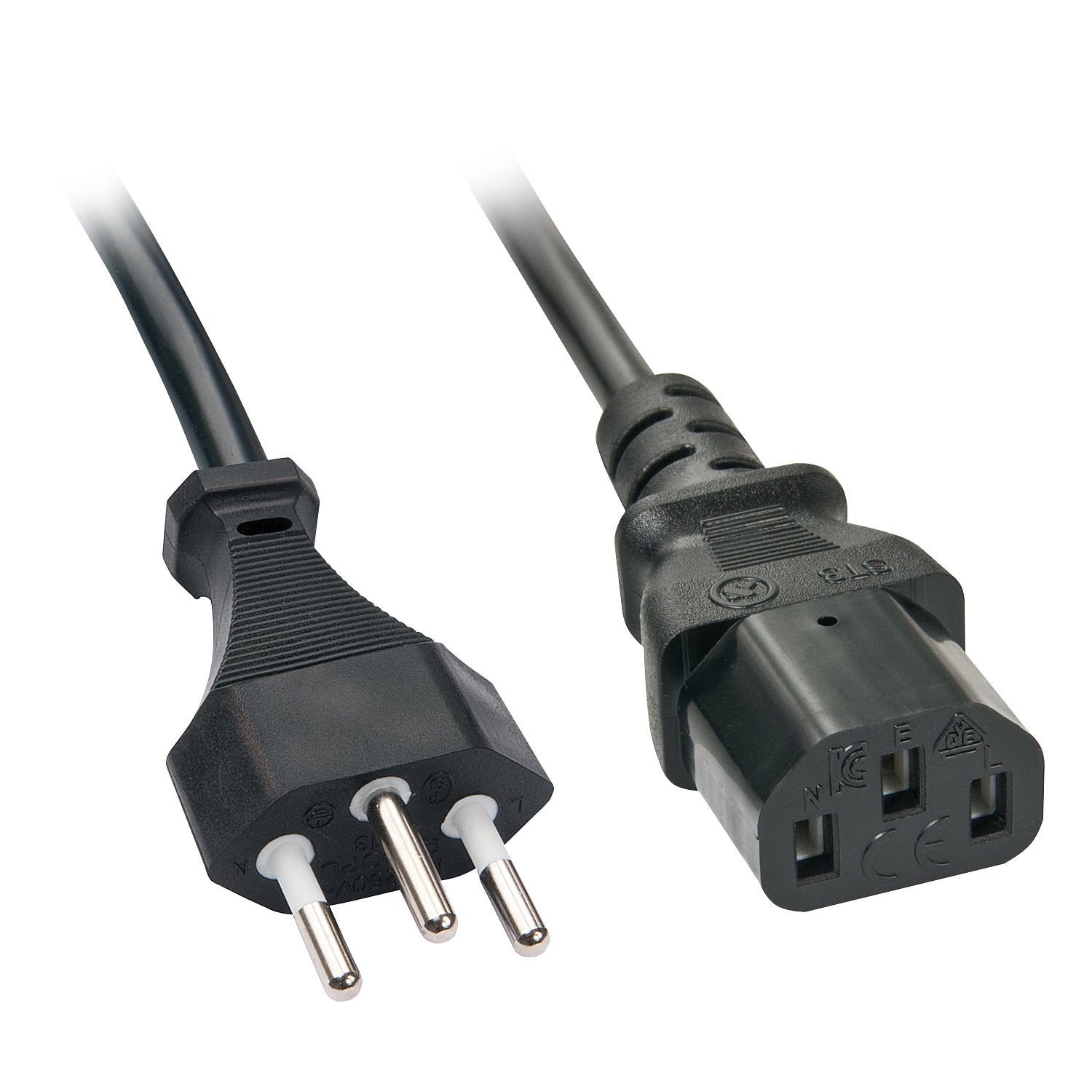 Lindy 30417 Cable De Alimentacíon Negro 2 M C13 Acoplador
