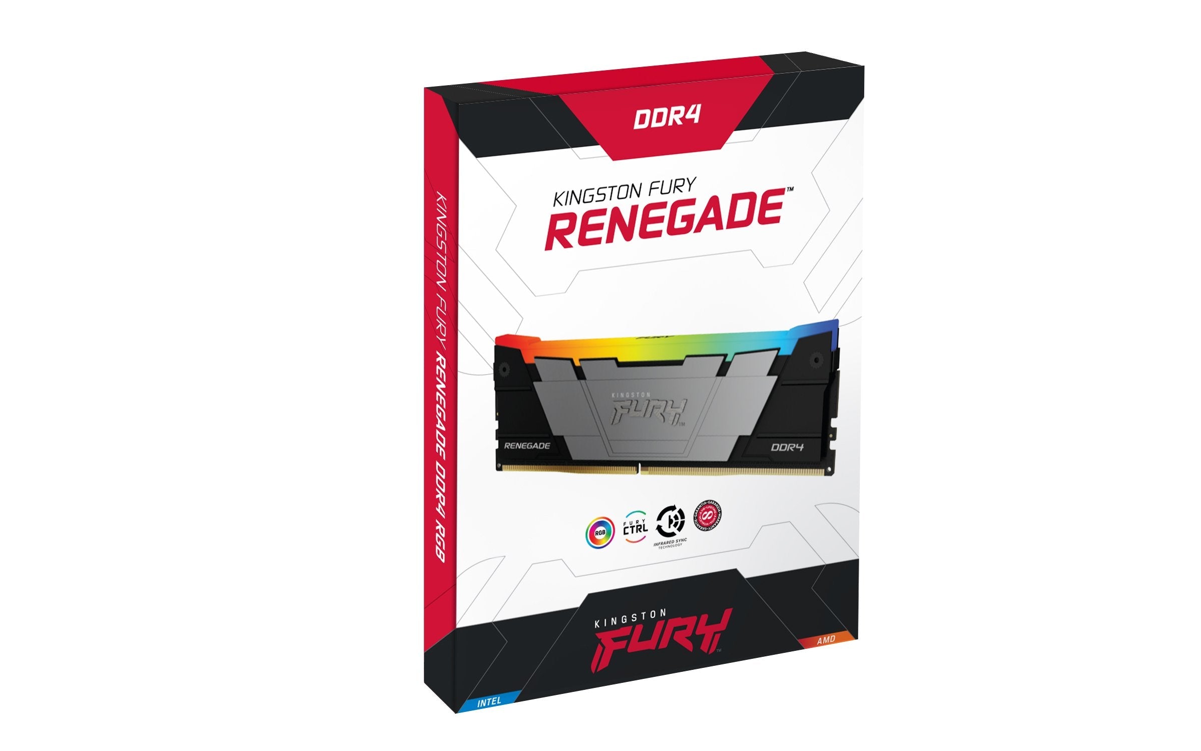 Kingston Kf436c16rb12ak4/64, Memoria Ram Negro