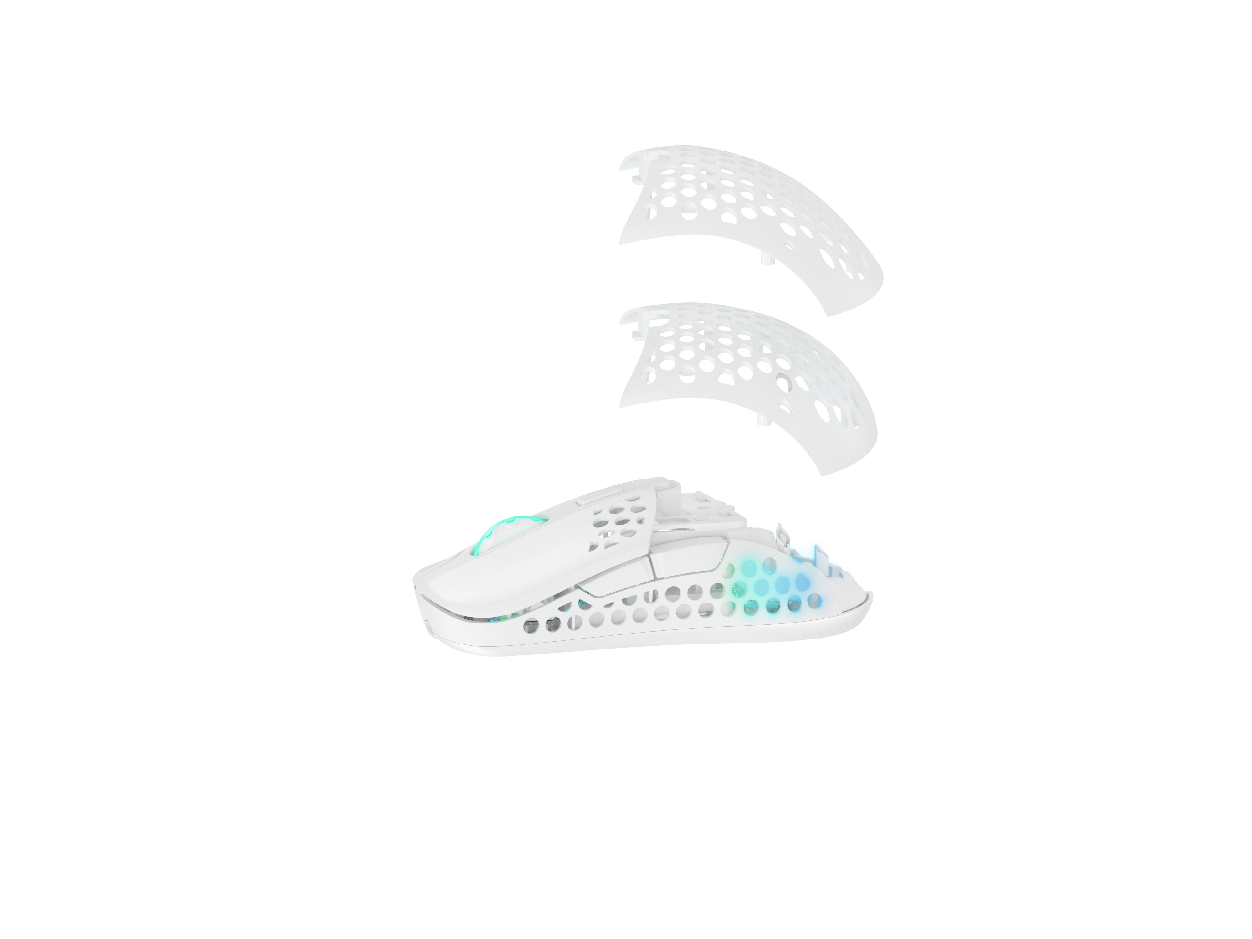 Xtrfy M42w-Rgb Ratón Ambidextro Rf Wireless + Usb Type-C Óptico