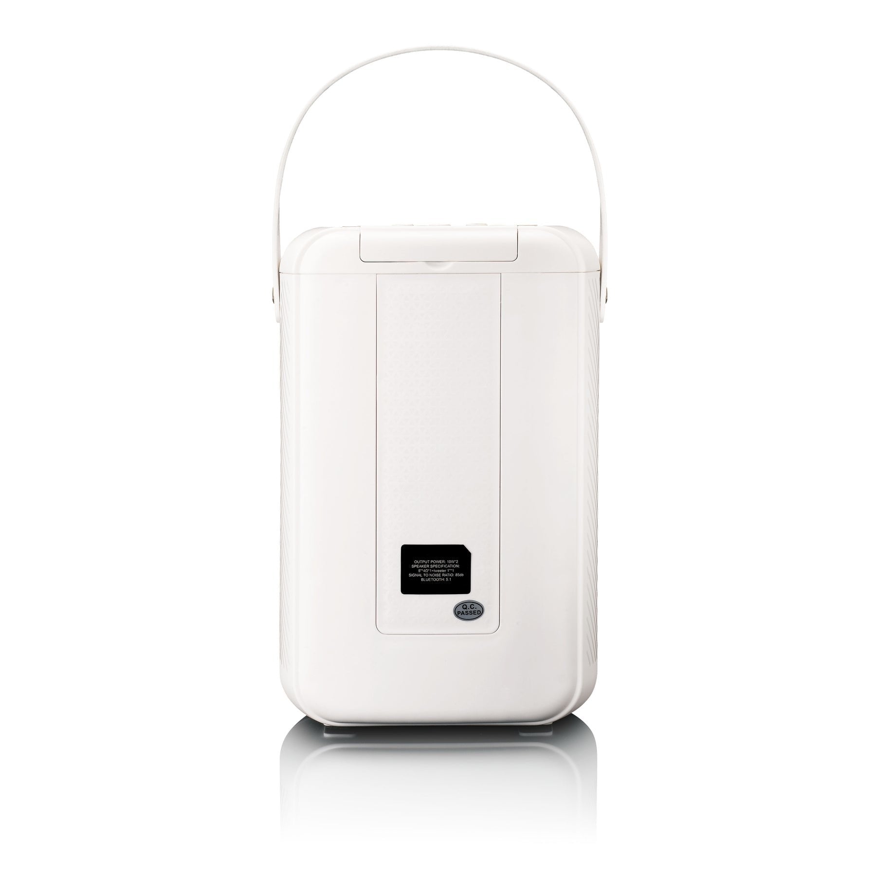 Lenco Btc-060wh Altavoz Blanco Inalámbrico Y Alámbrico 20 W