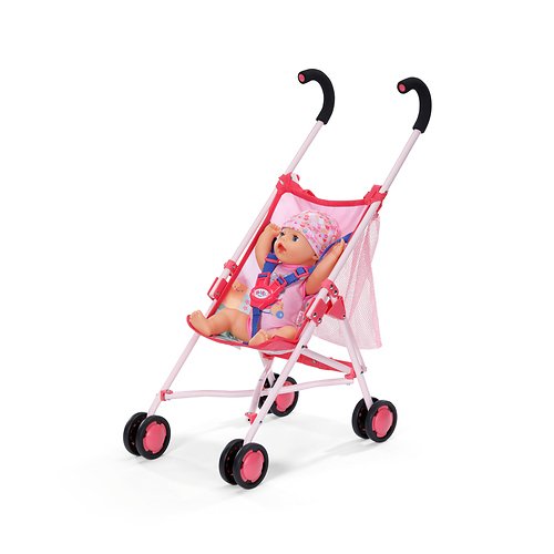 Zapf Creation Cochecito Baby Born® Con Bolso, Cochecito Para Muñecas Rosa 840665
