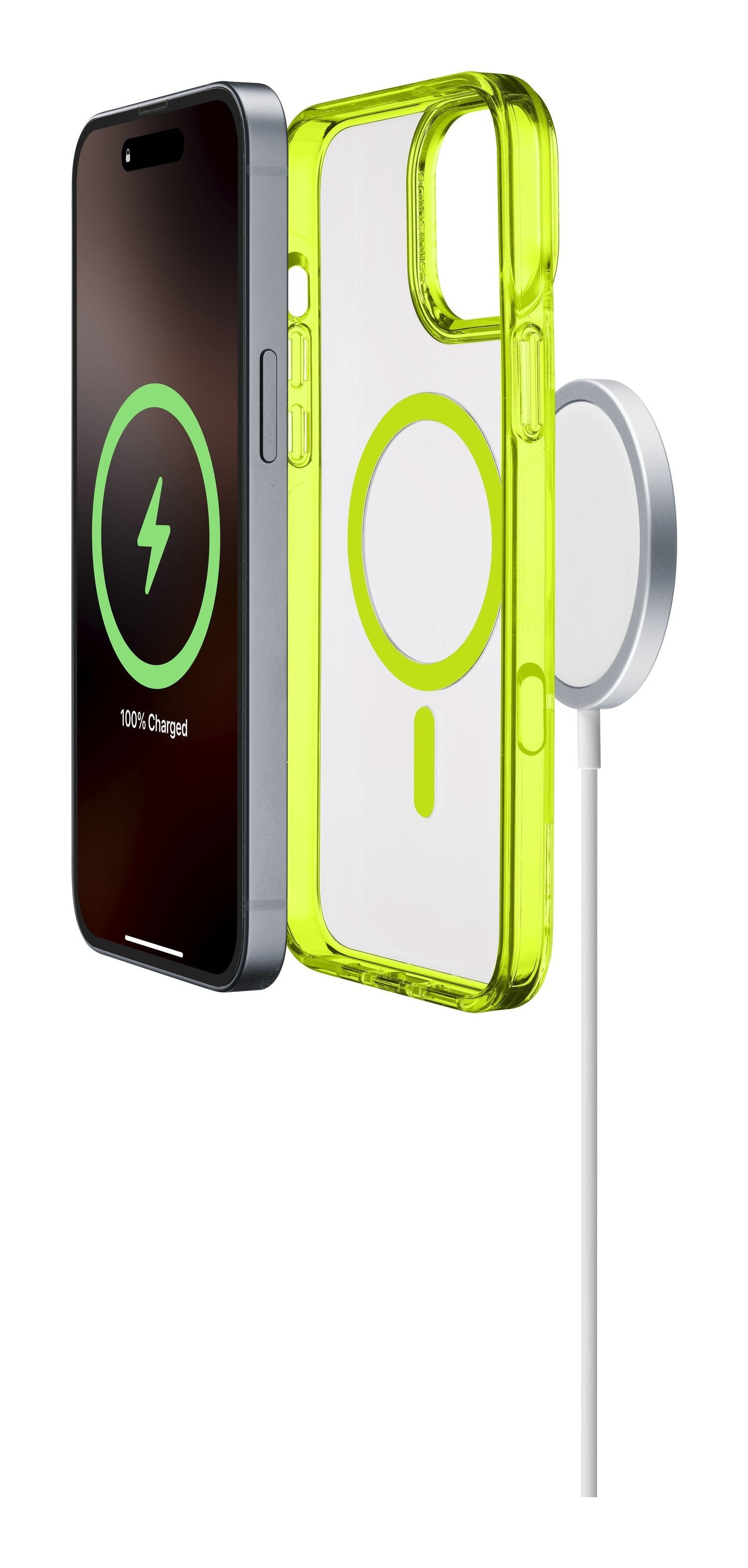 Cellularline Iconic Mag Magsafe Case Iphone 16 Pro Lime