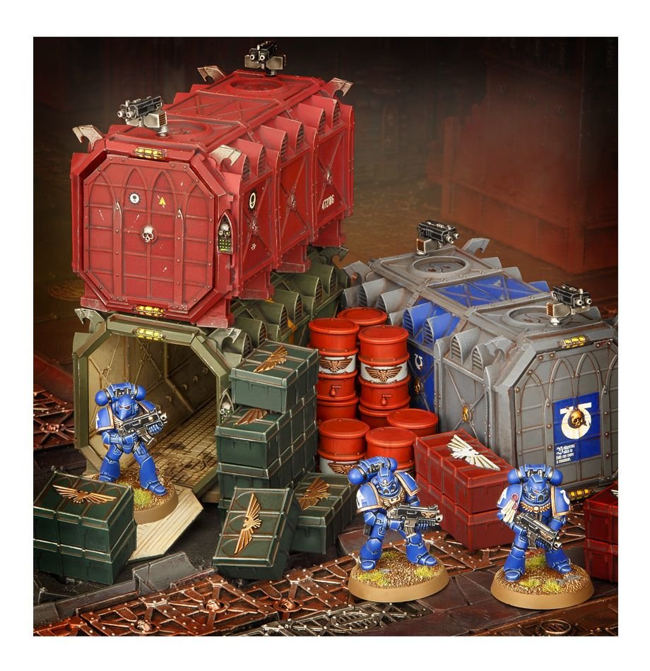 Warhammer 40k - Kampfzone Manufactorum: Gepanzerte Munitorum-Container