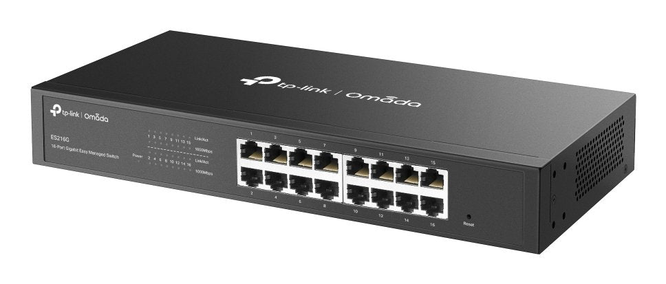 Switch Semigestionable Tp-Link Omada Es216g 16p 16xlan Gb Metal