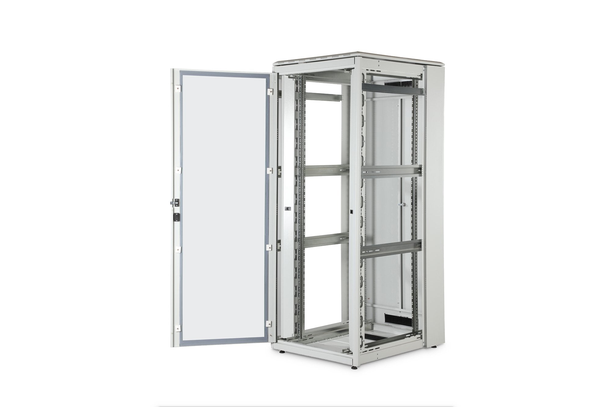 Armario De Red De 42ua Unique, 2053x800x1000 Mm Sin Partes Laterales, Gris