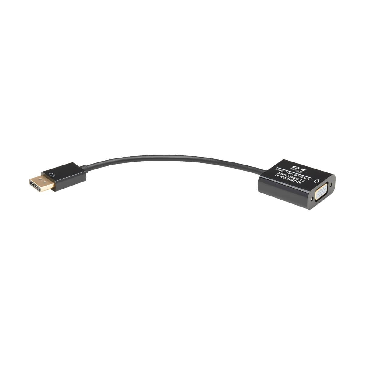 Tripp Lite P134-06n-Vga-V2 Adaptador De Cable De Vídeo 0,15 M Displayport Vga [Hd15] Negro (15.24cm Displayport1.2 Vga Act)