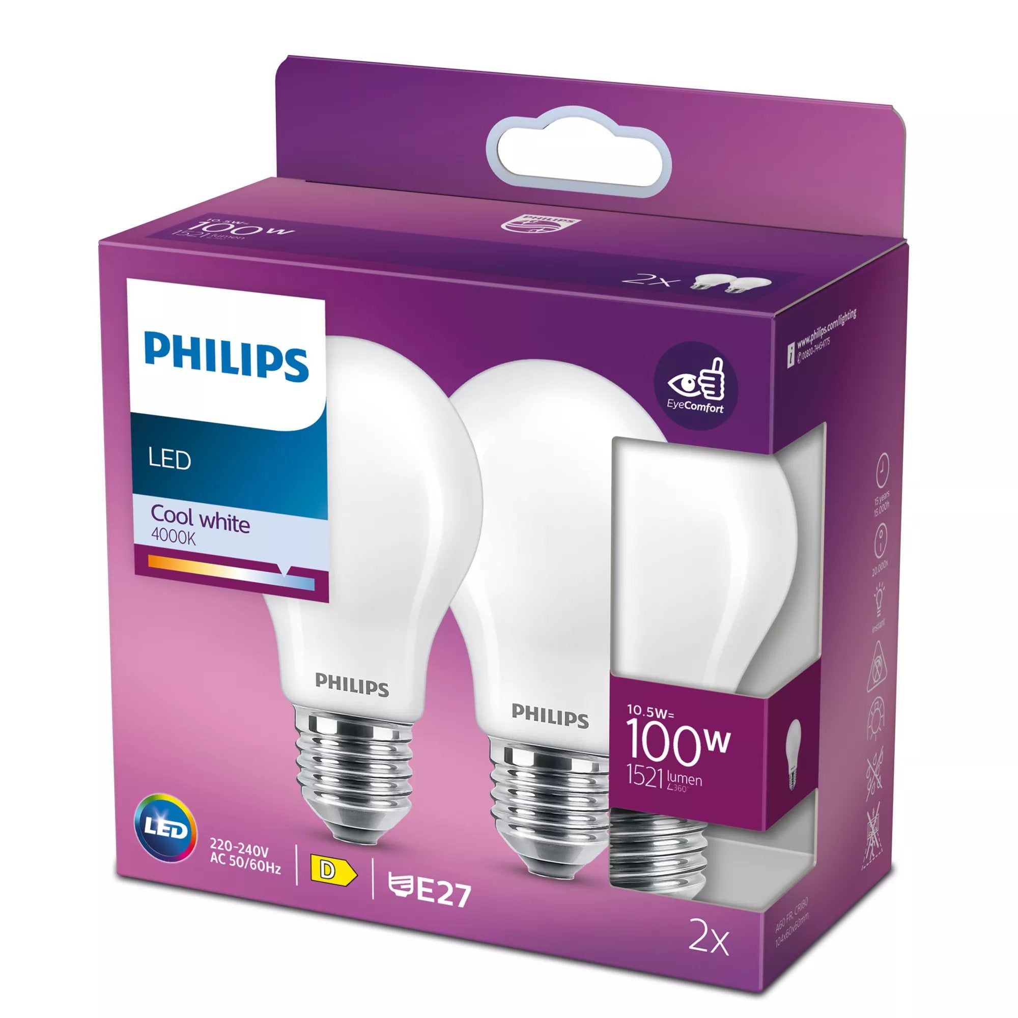EAN 8718699763718 - Philips 8718699763718 lámpara LED Blanco frío 4000 K 10,5 W D imagen 2