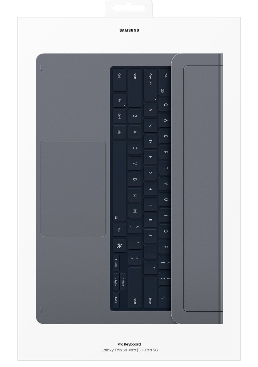 Samsung Pro Keyboard (Gris, De-Layout, Samsung Galaxy Tab S11 Ultra) Ef-Dx935bjegde