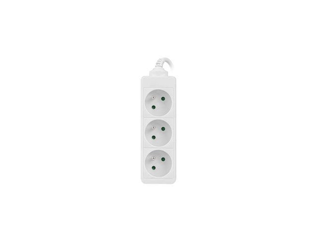 EAN 5901969414868 - Lanberg PS0-03E-0300-W base múltiple 3 m 3 salidas AC Interior Blanco imagen 1