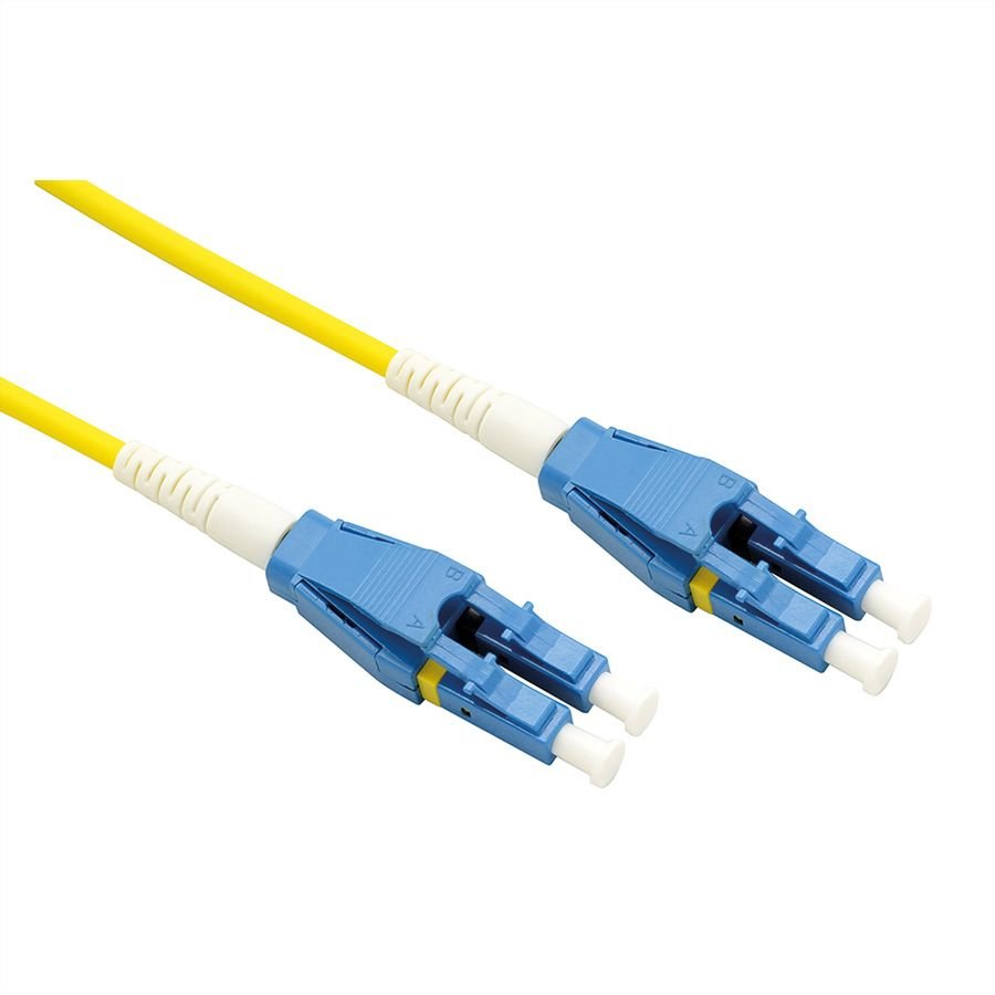 Roline Lwl-Cable Duplex, Single Mode 9 125m Os2, Lc Lc, Gelb, 5 M