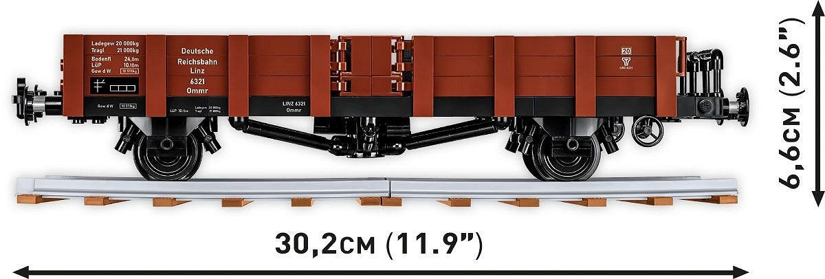 Cobi Güterwagen Typ Ommr 32 Linz, Juguete De Construcción Cobi-6285