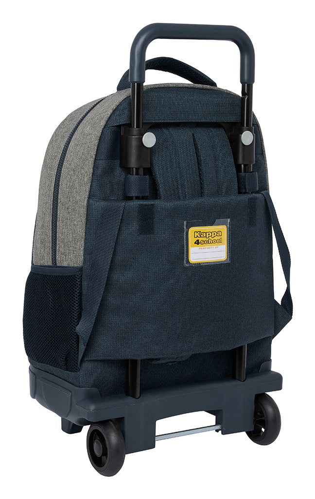 Safta Mochila Grande C/Ruedas Compact Extraible Kappa "Dark Navy"