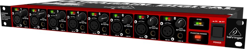 Behringer Ultragain Digital Ada8200 8 Canales 10 - 24000 Hz