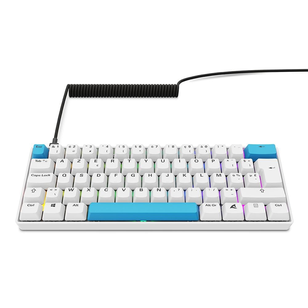 EAN 4044951041947 - Sharkoon SGK50 S4 teclado Hogar USB QWERTZ Alemán Blanco imagen 4