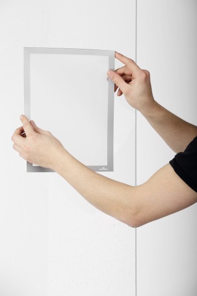 Durable Duraframe Sun A3 Marco Informativo 2 Unidades Plateado