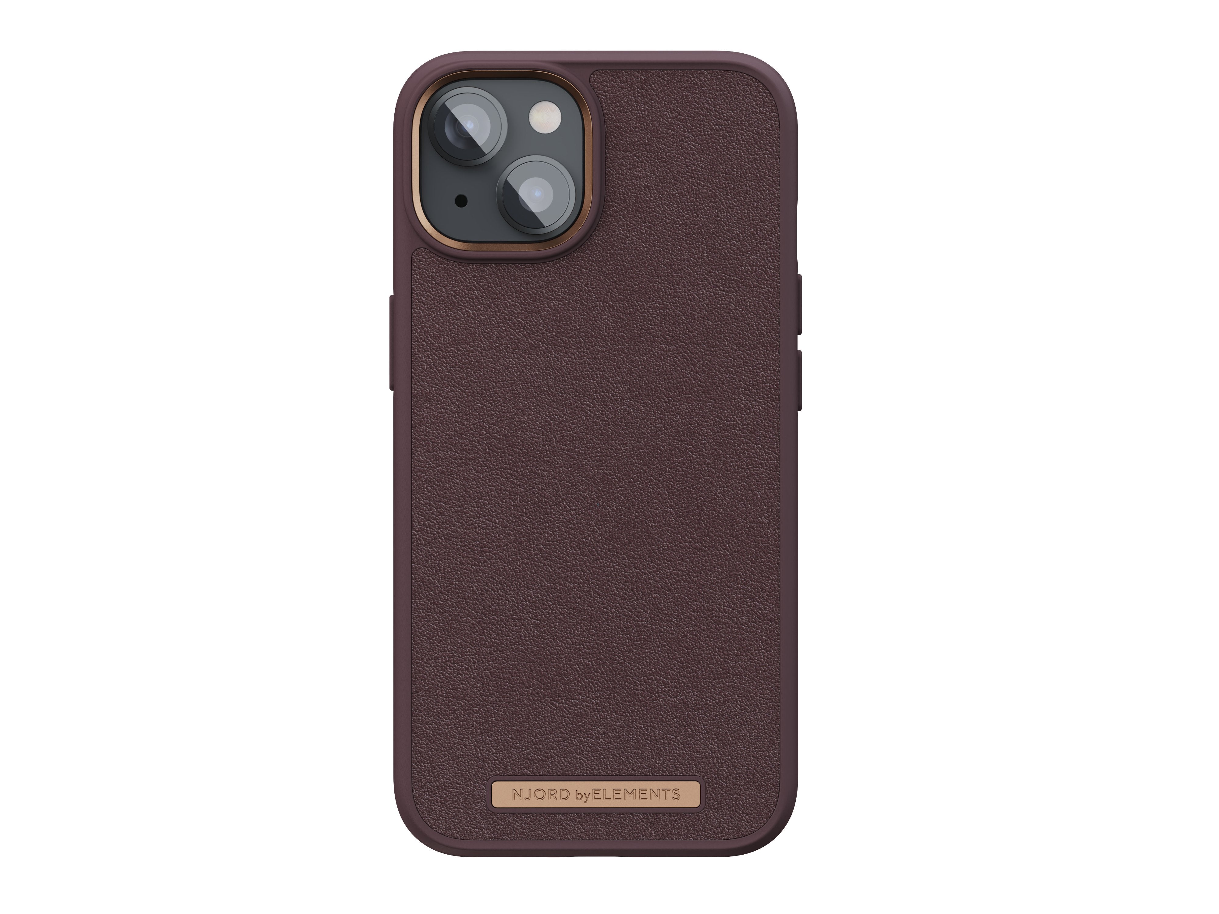Funda Magsafe Iphone 12/13/14 Piel Marron Oscuro Njord