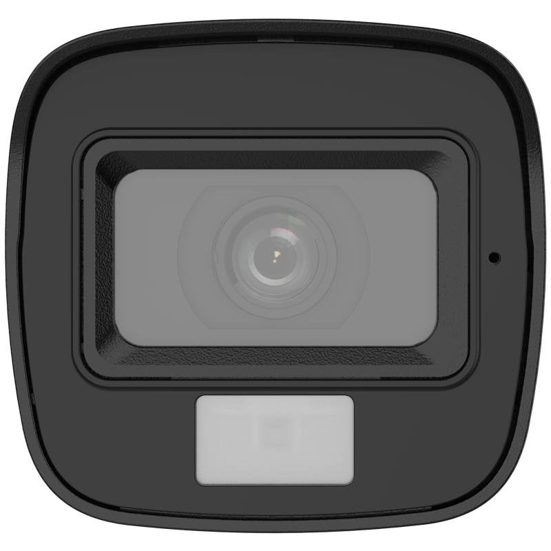 Hikvision Ds-2ce16d0t-Lpfs(2.8mm) Cámara Mini Bullet Fija De Audio Con Luz Híbrida Inteligente De 2mp