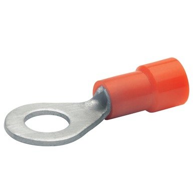 Klauke 6206, Ring-Terminal, Recto, Rojo, Cobre, 1 Mm², 0,5 Mm²