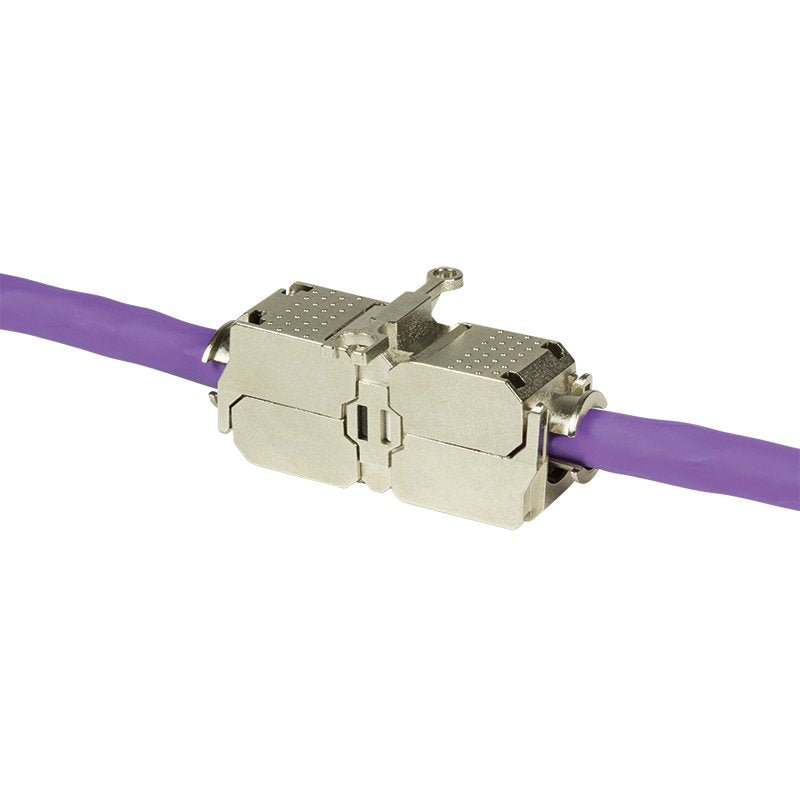 Logilink Empalme De Cable Stp Cat.6a 10ge, Protegido, Metal