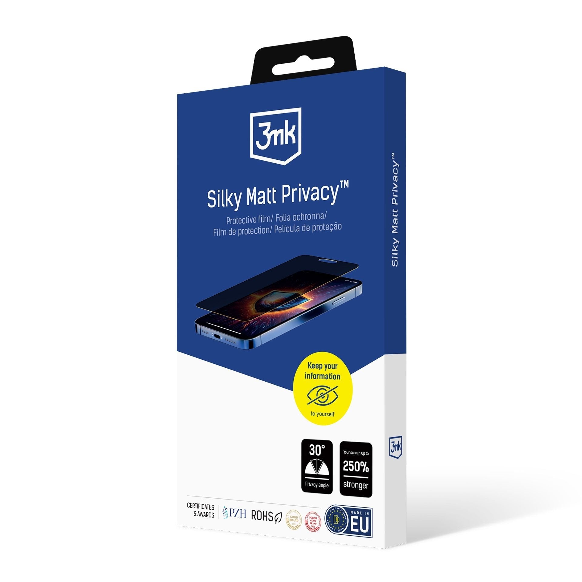 3mk Silky Matt Privacy Screen Protector For Apple Iphone 15