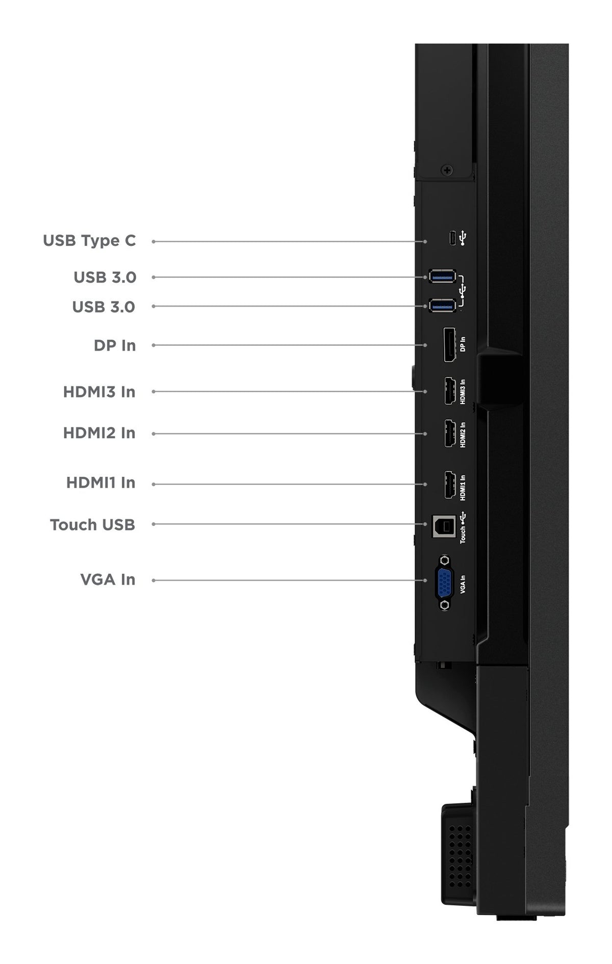 EAN 0198158014502 - Lenovo ThinkVision T65 pantalla para PC 165,1 cm (65") 3840 x 2160 Pixeles 4K Ultra HD LED Pantalla tácti imagen 18