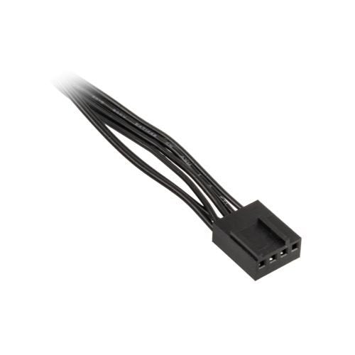 Kolink 1-4 Pwm Ventilador Splittercable - 35 Cm, Geflochten, Negro