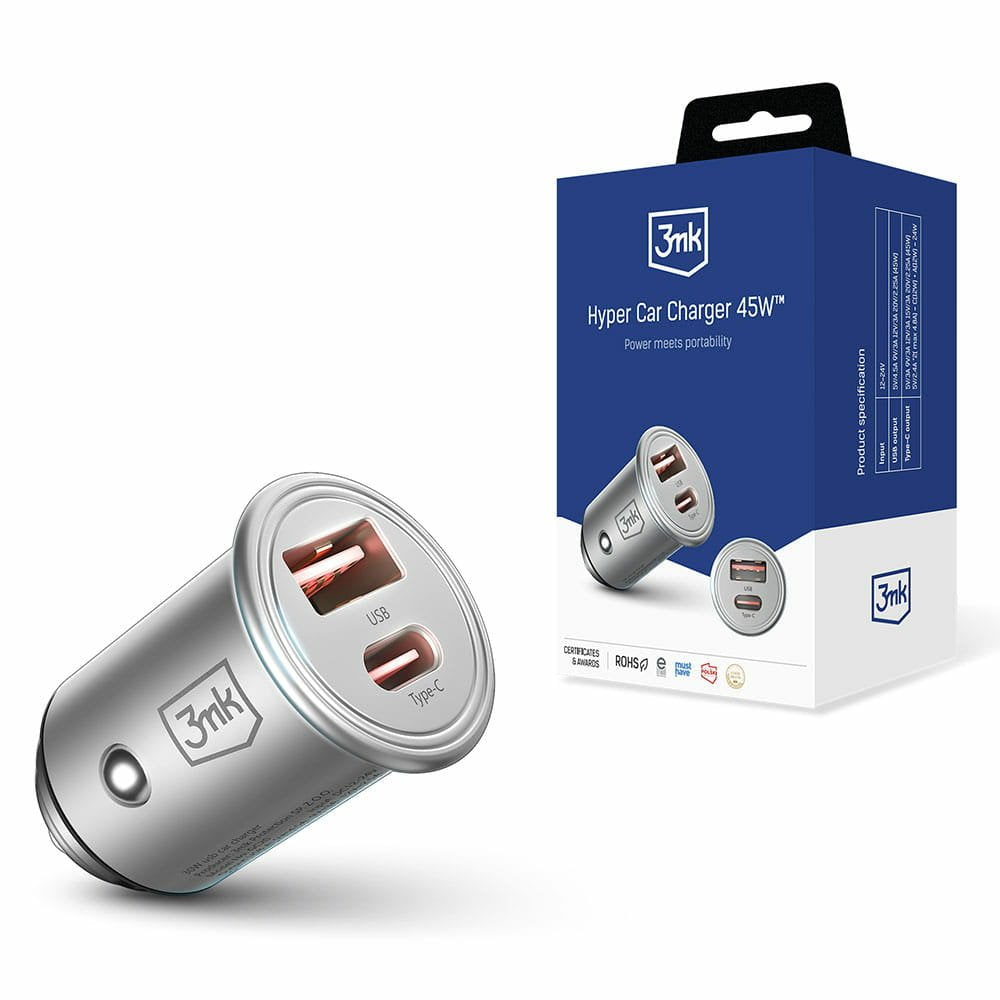 EAN 5903108527231 - 3MK Hyper Car Charger imagen 2