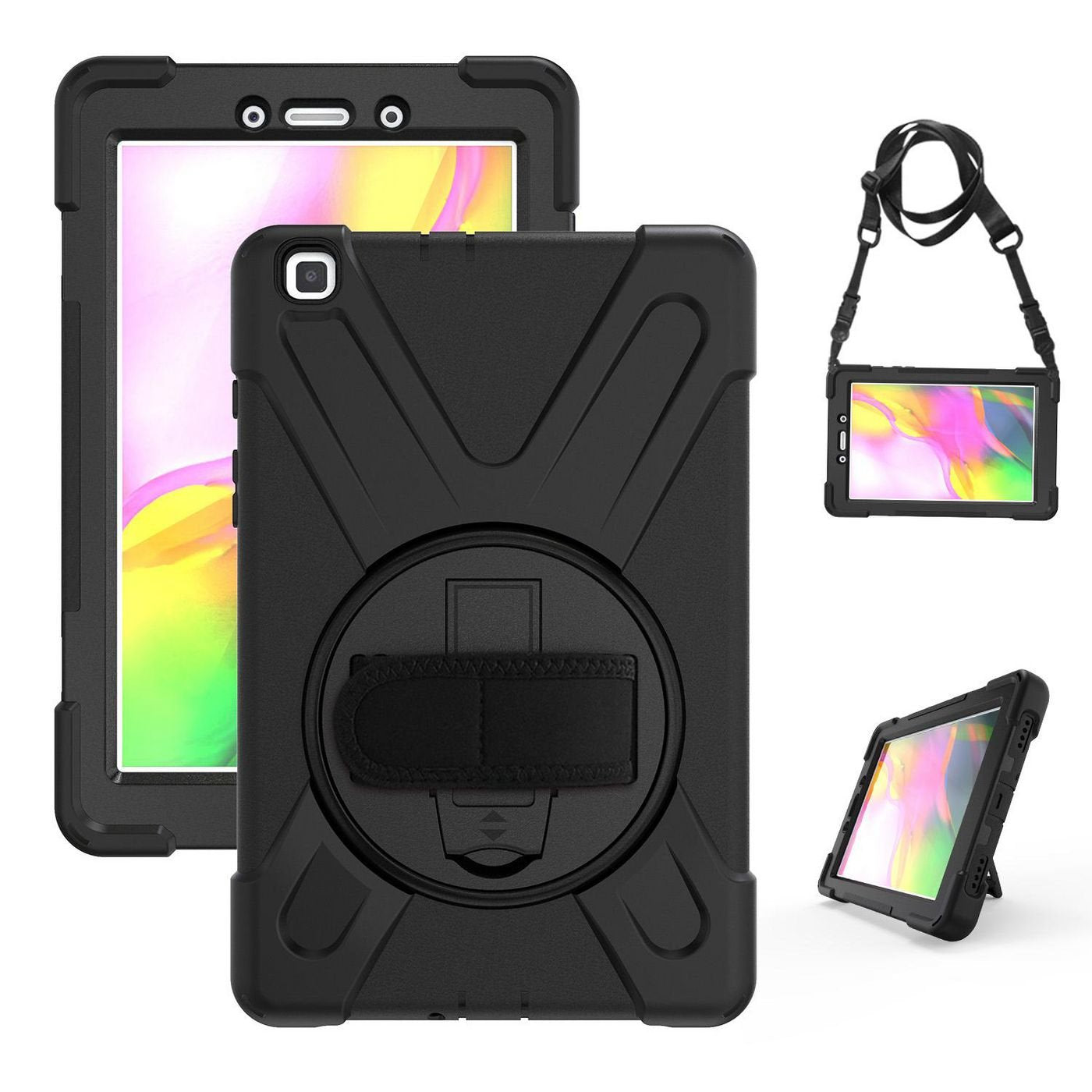 Estuff Es681850-Bulk Funda Para Tablet A 8.0 2019 (Sm-T290 Wi-Fi, Sm-T295 Lte)  20,3 Cm (8") Negro