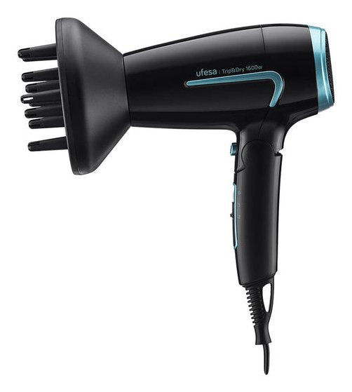 EAN 8422160056406 - Ufesa Trip&Dry secador 1600 W Negro, Azul imagen 4