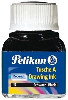 Pelikan Tinta China 523 10ml N.3 - Botella De 10ml - Ideal Para Dibujo Y Caligrafia - Color Bermellon