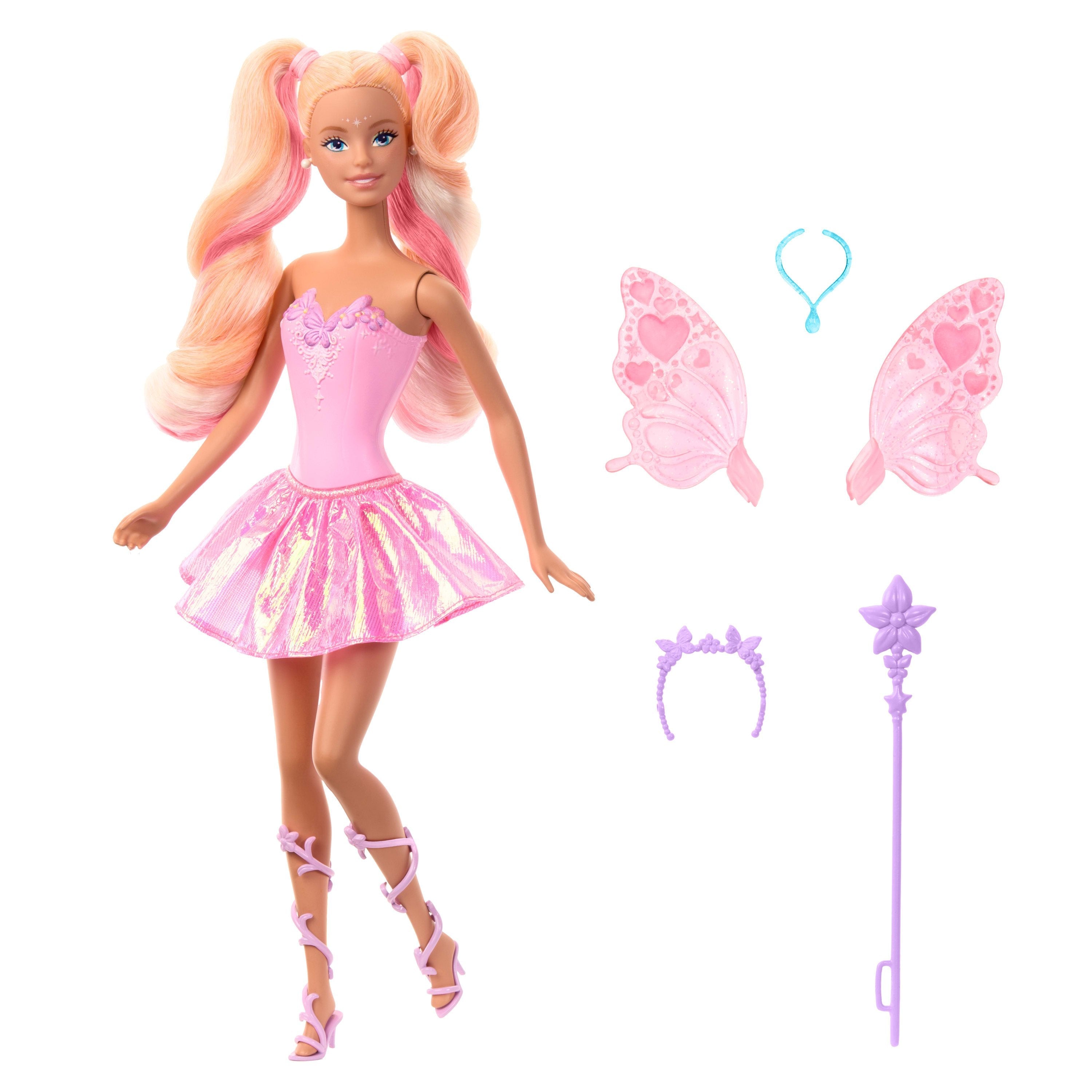 Mattel Barbie Muñeca Hada Que Cambia De Color   Jcp76