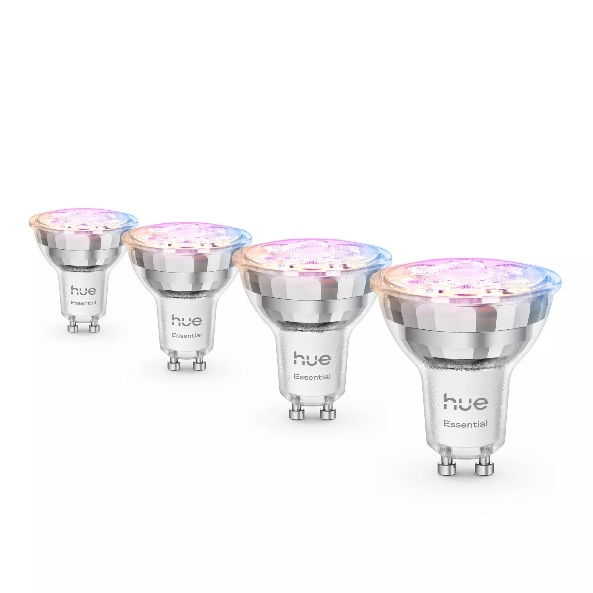 Philips Hue Essential Blanco & Color Smart Led Gu10 Pack De 4